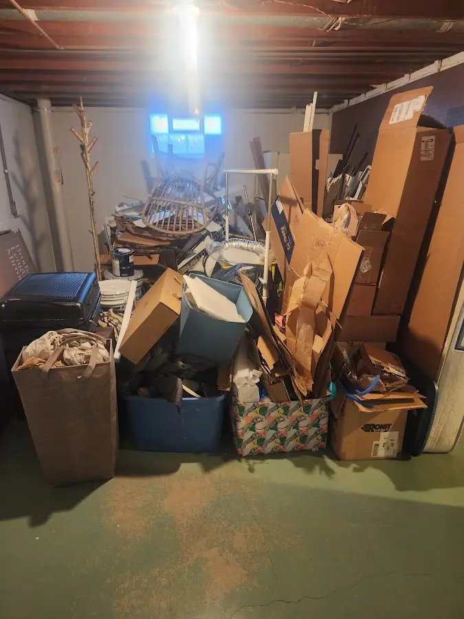 Roll-off dumpster container at job site for Concrete Dumpster Rental in Folkston